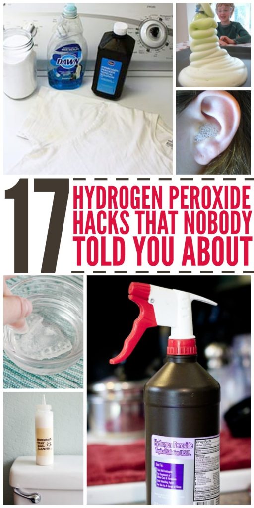 17 HYDROGEN PEROXIDE HACKS THAT NOBODY TOLD YOU ABOUT