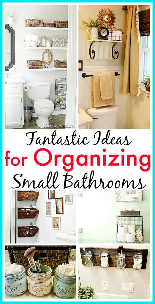 Have a small bathroom? Not to worry, you've no idea but your small bathroom can store more than you can imagine. Check out these Small Bathroom Organization Ideas!