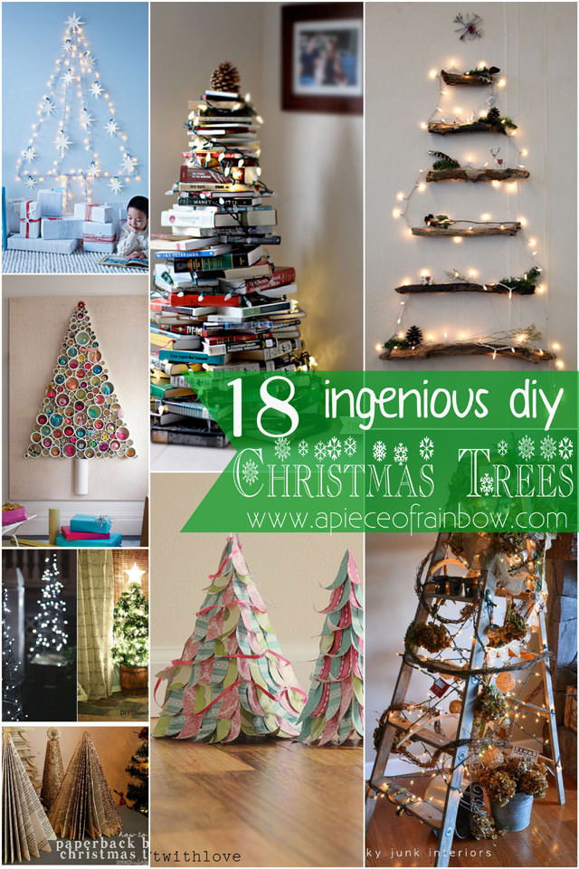 Unique, out of the box and unbelievable DIY Christmas tree ideas you should look at now!