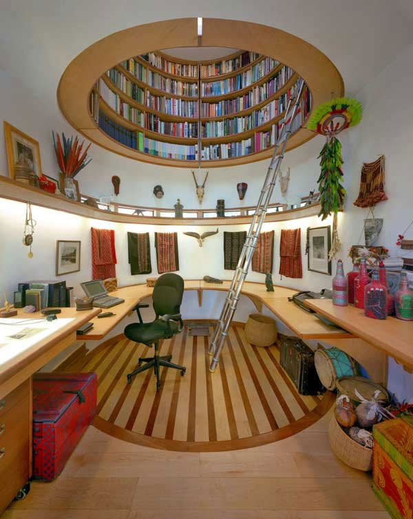 22 Beautiful Home Library Design Ideas For Large Rooms And