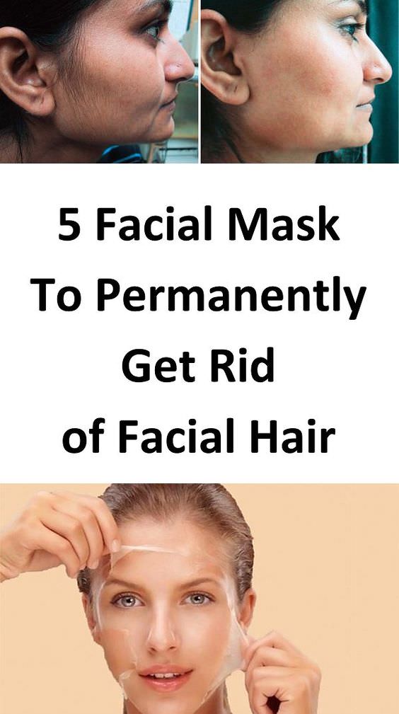 Check Out These 5 Facial Masks To Get Rid Of Facial Hair Naturally.