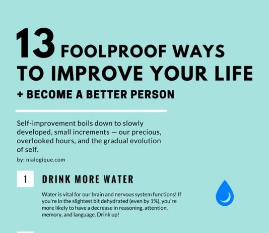 13 Foolproof Ways to Improve Your Life and Become a Better Person