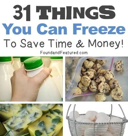 31 Things You Didn’t Know You Could Freeze